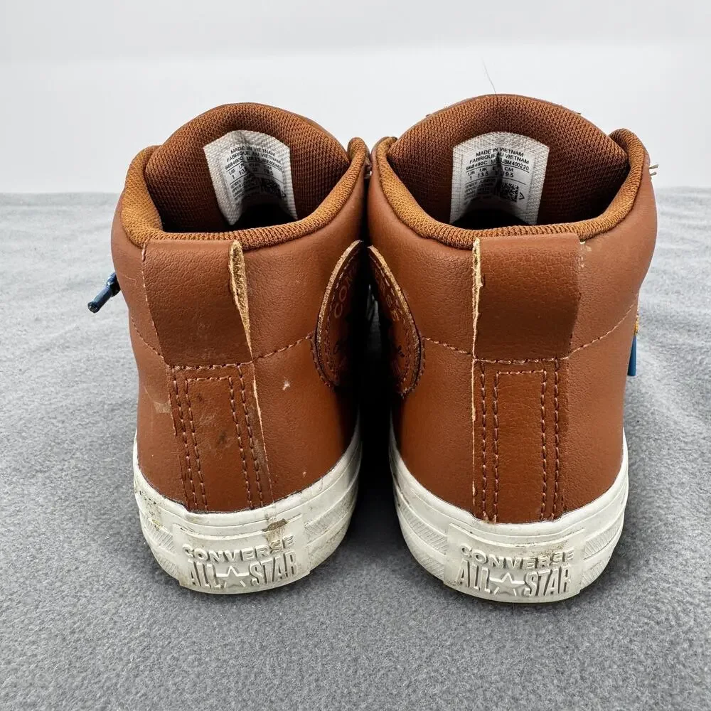 Converse All Star‎ Berkshire Mid Boot Junior 1 Brown Leather 668490C